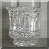 G01. Waterford Crystal vase. 